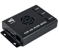 Mini-Computer Add-Ons Based On Raspberry Pi Compute Module Cm3 / Cm3L / Cm3+ / Cm3+L Include Poe Expansion Board Metal Case And Cooling Fan