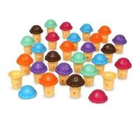 Mini Cônes glaces lettres Learning Resources G