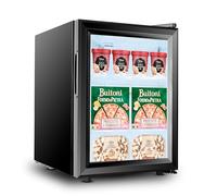 Mini congélateur armoire de 21L avec porte en verre. Petit congélateur a tiroir compact et économe en énergie, idéal pour les espaces réduits. Mini congelateur petite taille.