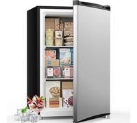 Mini-congélateur Feelfunn 1,1 pi³, petit congélateur vertical, noir(3.0 Cu.Ft - Silver)