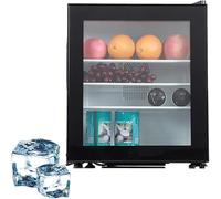 Mini congélateur Vertical Compact 30L, économe en énergie et Silencieux (28dB) pour Bureau, dortoir, Appartement, Design Tabletop, Noir élégant, Options de Porte Multiples - Porte Mousse ou Verre
