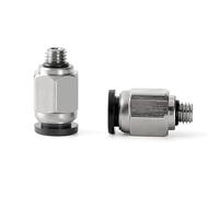 Mini connecteur rapide pneumatique PC, filetage extérieur 3 mm, 4 mm, 5 mm, M3, M4, M5, M6, M8, 01, connecteur rapide traversant PC3-M5, PC4-M3, PC5-M6, 1 pièce(PC4-M6)