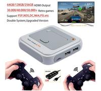 Mini Console de jeu,40000 plus jeux,Avec carte SD 128G et 2 contrôleurs sans fil,HD 4K HDMI,LAN / Wifi,rétro Classique,pour PSP/N6