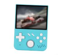 Mini console de jeu portable rétro avec écran HD de 3,5" et joystick 3D, lecteur de jeu vidéo portable pour enfants et adultes, support de carte mémoire extensible, compact pour voyage, bleu