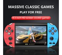 Mini Console de jeu vidéo rétro Portable, Machine d'arcade pour enfants, boîte d'émulateur de jeu vidéo, rétrogaming Blue Red