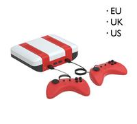 Mini Console vidéo Portable 8 bits, avec port USB, 620 jeux classiques intégrés, pour NES FC, rouge, blanc, rétro