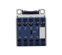 Mini contacteur AC CJX2-0610E, relais intermédiaire 50/60Hz Rail Din 3P 3main 1NO/3main 1NC, tension de bobine 24V 36V 220V(CJX2-0601E,380V)