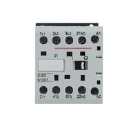 Mini contacteur CA CJX2-K for rail DIN 220 V, 3 pôles, 3 pôles, 1 NO/3 pôles, 1 NC, tension de bobine 50/60 Hz, 6 A, 9 A, 12 A(CJX2-K-0901)