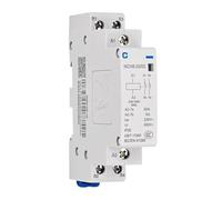 Mini contacteur domestique modulaire AC 220V 230V 400V AC 20A 25A 40A 63A 1NO 1NC 2NO 2NC 4NO NCH8 2, quatre phases(NCH8-20,2NC)