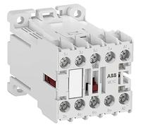 Mini contacteur MC1C400ATWD, 4 contacts principaux NO, 24 V DC +/-30%, blanc, 6,8 x 4,5 x 4,8 cm (référence : 1SAL220344R9901)