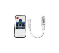 Mini contrôleur de lumière LED RGB 5v/12v/24v, module de bande lumineuse entièrement colorée, télécommande à 17 touches(RF10 key RGB seven colors)