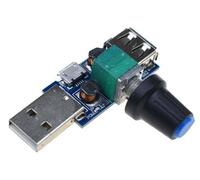 Mini contrôleur de vitesse de ventilateur USB 5 V Régulateur de volume de refroidissement silencieux Multifonction Commutateur de réduction du bruit