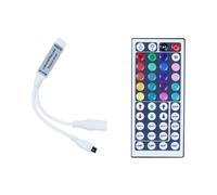 Mini contrôleur LED RGB avec télécommande 44 Touches for Bandes Lumineuses 3528 5050, DC5-24V