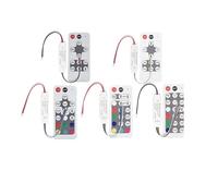 Mini contrôleur LED, télécommande DC 12 V 24 V, variateur, convient for 1 à 5 canaux, température de couleur simple et double, RVB, RGBW, RGBWC, 5050, 2835, COB.(RL-M1 (1CH))