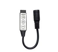 Mini contrôleur RGB DC 12 V 24 V 6 A 3 boutons variateur LED(DC to 4-Pin(B))