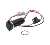 Mini convertisseur élévateur intégré - Adaptateur Boost 12-24 V à 30 V 3 | Longueur de câble de 20,87 pouces, en nickel et isolant en aluminium, montage fileté encastré, détection automatique