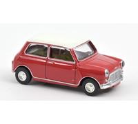 Mini Cooper S 1964 Tartan Rouge Et Blanc Roof 1:54 Model 310520 Norev