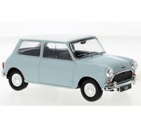 Mini Cooper S Bleu / Blanc 1965 1/24 Whitebox