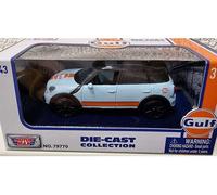 Mini Cooper S Countryman Gulf 1/43 Motormax-Motormax
