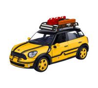 Mini Cooper S Countryman Jaune Noir Avec Galerie De Toit 1/24 Motormax