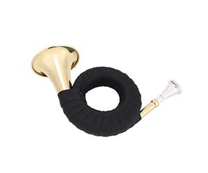 Mini cor de chasse, cor de chasse professionnel en laiton de qualité, léger pour les amateurs de musique apprenants