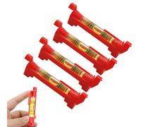 Mini Corde Corde Bulle Niveau,4 Pcs Niveau à Bulle De Chaîne,Mini Corde Niveau à Bulle,Niveau Pour Ficelle,Suspendu Ligne Niveau à Bulle,Suspendue Ligne Niveau à Bulle,Niveau Ficelle,Niveau De Tuile