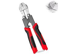 Mini Coupe-boulons for Métaux Durs, avec Poignées Antidérapantes, Coupe Précise Des Fils Et Câbles en Acier, Fer Et Cuivre, Construction Robuste, Design Ergonomique, for L'entretien À Domicile