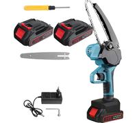 Mini coupe-branche, alimenté par batterie 24V, lame 8 pouces, 2 batteries incluses, 2*batteries