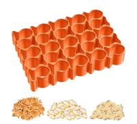 Mini coupe-crackers de poisson rouge - Moule de cuisson à 25 cavités, presse à biscuits en forme de doré, tampon à biscuits pour petites friandises, ABS de qualité alimentaire en forme de pois