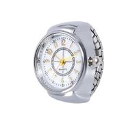 Mini-couples Pour Les Femmes Hommes Tour De Montre Cadran Rond Chiffres Arabes Analogiques Femmes Homme Punk Elastic Strap Alloy Étudiants Montres À Anneau De Quartz Madiennes Rogue De Doigt Cadeau