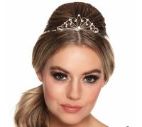 Mini Couronne Argentée Femme Taille Unique Argenté