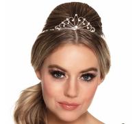 Mini Couronne Argentée Femme Taille Unique Argenté