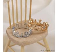 Mini Couronne Miniature En Métal 1:12 Pour Maison De Poupée, 1 Pièce, Couvre-Chef De Princesse, Modèle De Jouets Pour Barbie