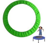 Mini Coussin Protection Trampoline,32 36 38 40 inch Contour Trampoline, Imperméable Bache Résistant Aux Rayons UV,Anti-déchirure-Green||40 inch/101 cm