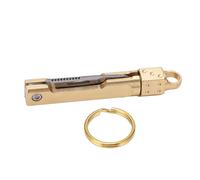 Mini Couteau Pliant DéS En Laiton, Mini Couteau Porte-CléS Couteau De Poche Portable Pour DéBaller Le Courrier Couleur Laiton