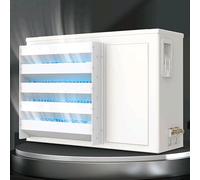 Mini couvercle de climatiseur divisé pour unités extérieures, couvercle de ventilation de déflecteur de climatisation, changement de direction du vent, clôture de protection pour compresseur