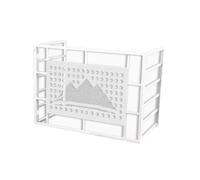 Mini couvercle de condensateur divisé, climatiseur en aluminium et couvercle de pompe à chaleur pour unités extérieures, convient pour une utilisation en intérieur et en extérieur