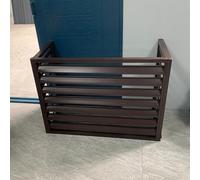 Mini couverture fendue pour unités extérieures, protection de climatisation, unité de support extérieure, robuste, insonorisée, facile à installer, adaptée aux jardins, balcons, murs, terrasses (Colo