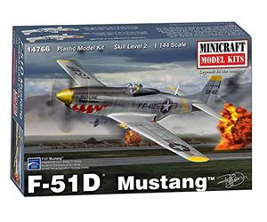 Mini-Craft 014766 1/144 F-51D Mustang TM Corée Multicolore