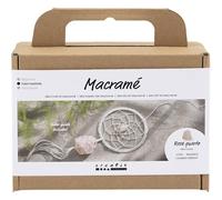Mini Craft Kit Macramé, light rose, white, 1 pack, Mulricolour
