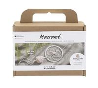 Mini Craft Kit Macramé, light rose, white, 1 pack, Mulricolour