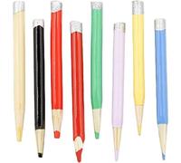 Mini crayons de couleur 8 pièces 0, 08x0, 91 1/12 échelle mini crayons papeterie pour enfants coloriage miniature réaliste pour bureau école bureau accessoires de maison poupée accessoires ma