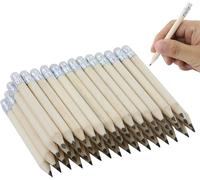 Mini Crayons De Golf Courts Avec Gomme, Mini Crayons De Bois Crayons De Bois Courts En Vrac Pour Enfants D'âge Préscolaire Tout-Petits La Maternell L'école La Maison (10cm) (40)