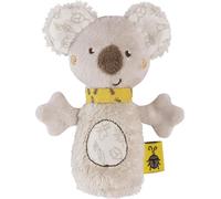 Mini-crécelle Koala - Mini-crécelle pour hocher, toucher, jouer avec un animal en tissu doux et moelleux - un compagnon fidèle pour les bébés et les jeunes enfants à partir de 0+ mois
