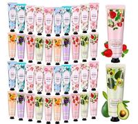 Mini Creme Mains Hydratante (Tube de 30 ml x 40PC) pour les Mains Normales à Sèches,Cadeaux pour Femmes, Cadeaux pour Demoiselles D'honneur, Cadeaux de Remerciement, Cadeaux de Noël