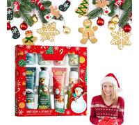 Mini Crème Pour Les Mains De Noël,Crème Pour Cadeaux De Noël,CrèmePour Les Mains,CrèmeHydratante Pour LesMains,Réparatrices Et Hydratantes,Cadeau Et D'anniversaire Pour NoëlFemmes,30g,4PCS