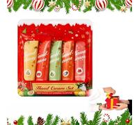 Mini Crème Pour Les Mains De Noël,Crème Pour Cadeaux DeNoël,CrèmePour Les Mains,CrèmeHydratante Pour LesMains,Réparatrices Et Hydratantes,Cadeau Et D'anniversaire Pour Noël Femmes,30g,5PCS