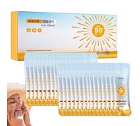 Mini Crème Solaire de Voyage 50 SPF 100ml - Pack de 30 Pièces, Protection Imperméable et Résistante à la Transpiration pour Enfants