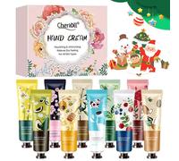 Mini Crèmes pour les Mains, 10 Pièces Coffret Crème de Mains, Crème Hydratante Pour Les Mains Pour les Mains et les Pieds Secs, Crème pour les Mains Format Voyage pour Noël, Saint Valentin