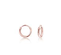 Mini Créole Argent - Boucle d'oreille Homme - Boucle d'oreille Femme - Boucles d'oreilles Femme Or - Rose - Creoles Argent Femme - Creoles Or Femme - boucles d'oreilles - Rose Mini - Hoops - 8 mm